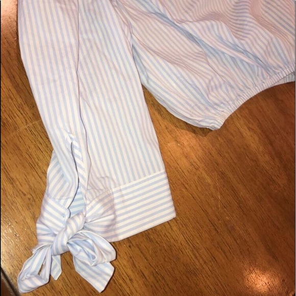 Light blue Unique Top - Picture 3 of 4